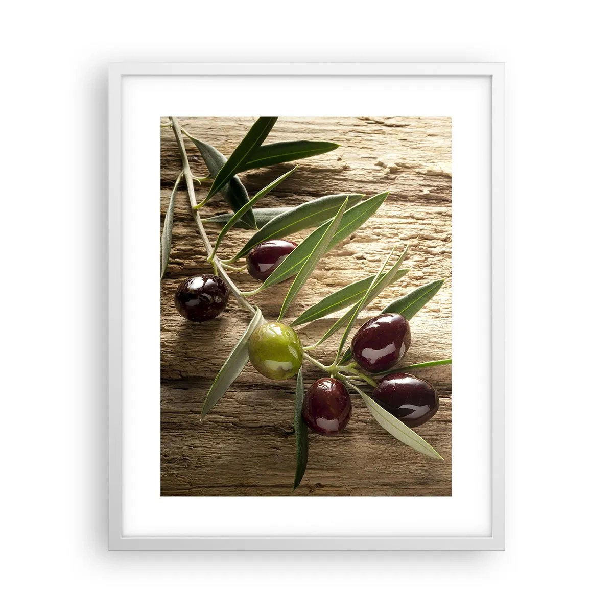 Poster in een witte lijst - Rechtstreeks uit de natuur - 40x50 cm