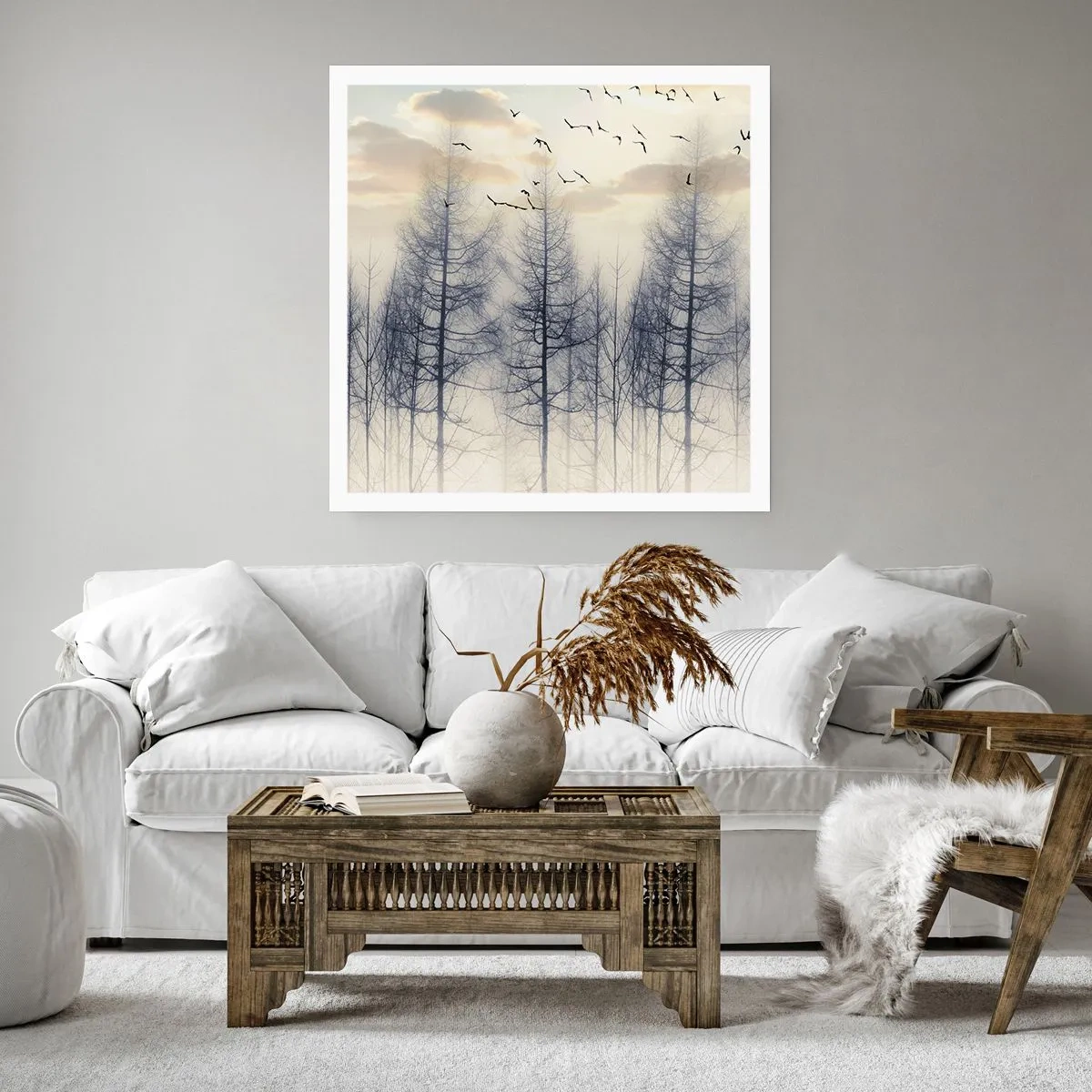 Poster - Bosgeesten - 30x30 cm