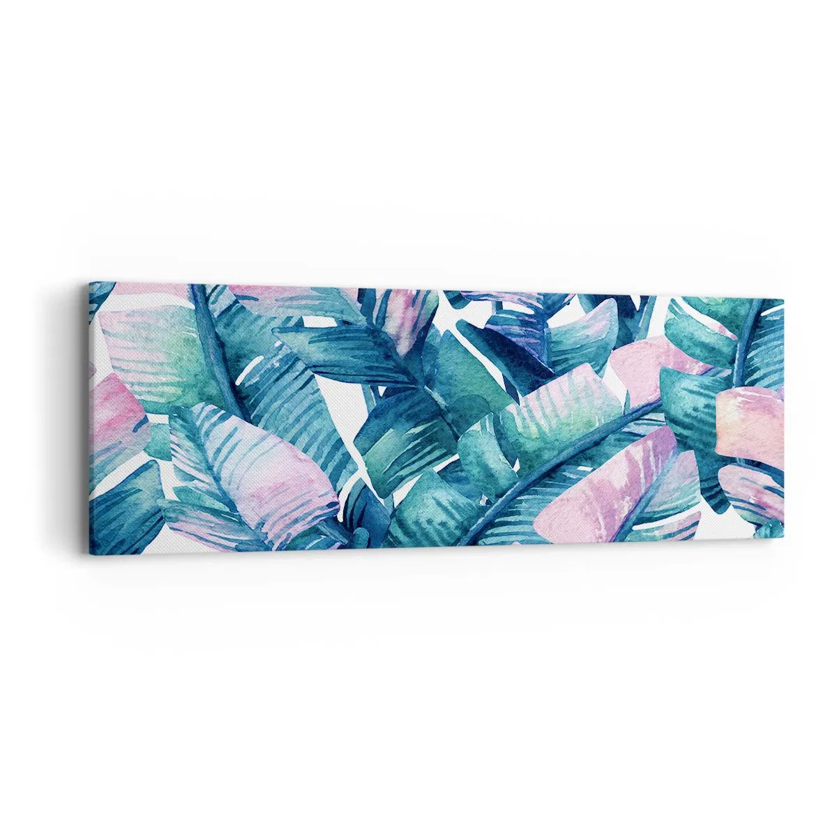 Schilderen op canvas - In een bananenboomgaard - 90x30 cm