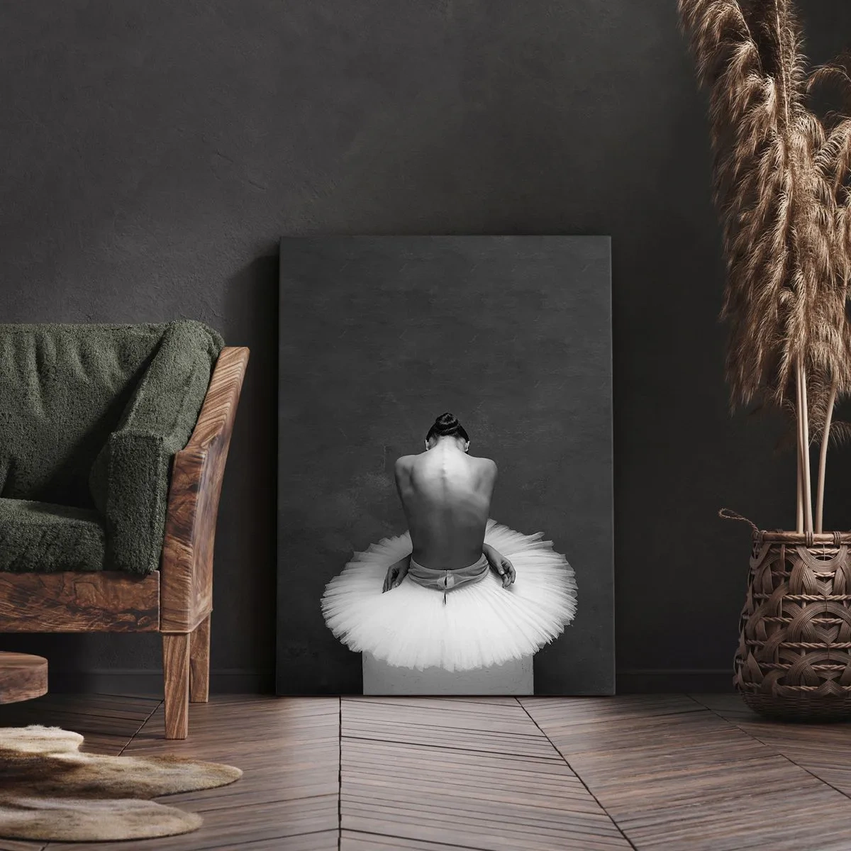 Schilderen op canvas - Het bloeit gewoon - 45x80 cm