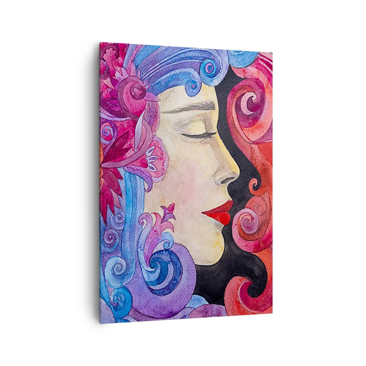 Schilderen op canvas - De Art Nouveau leeft nog - 70x100 cm