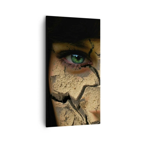 Schilderen op canvas - Verrukking en verschrikking tegelijk - 55x100 cm