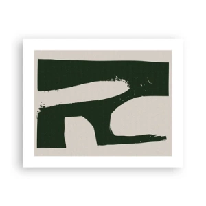 Poster - Baaien van wit - 50x40 cm