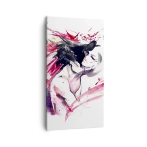Schilderen op canvas - Een liefdesvervulling - 45x80 cm
