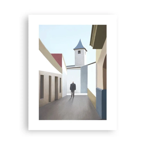 Poster - Een zonnige wandeling - 30x40 cm