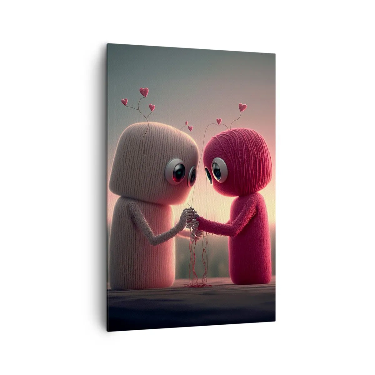 Schilderen op canvas - Iedereen mag liefhebben - 80x120 cm