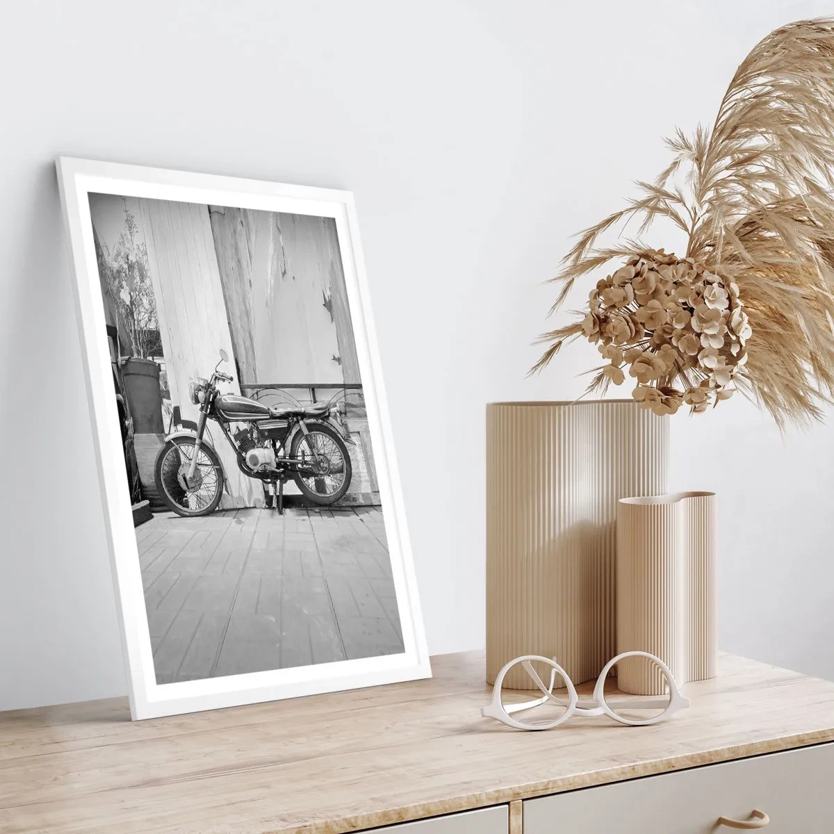 Poster in een witte lijst - Klassiek boven alles - 30x40 cm