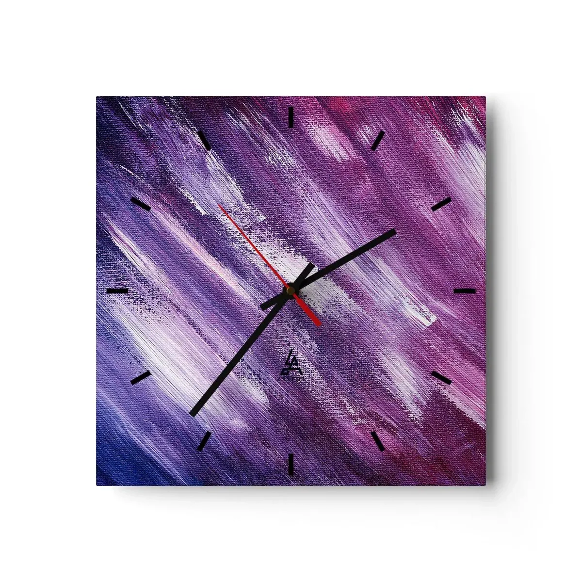 Wandklok - Klok - Als de zonnige wind waait - 30x30 cm