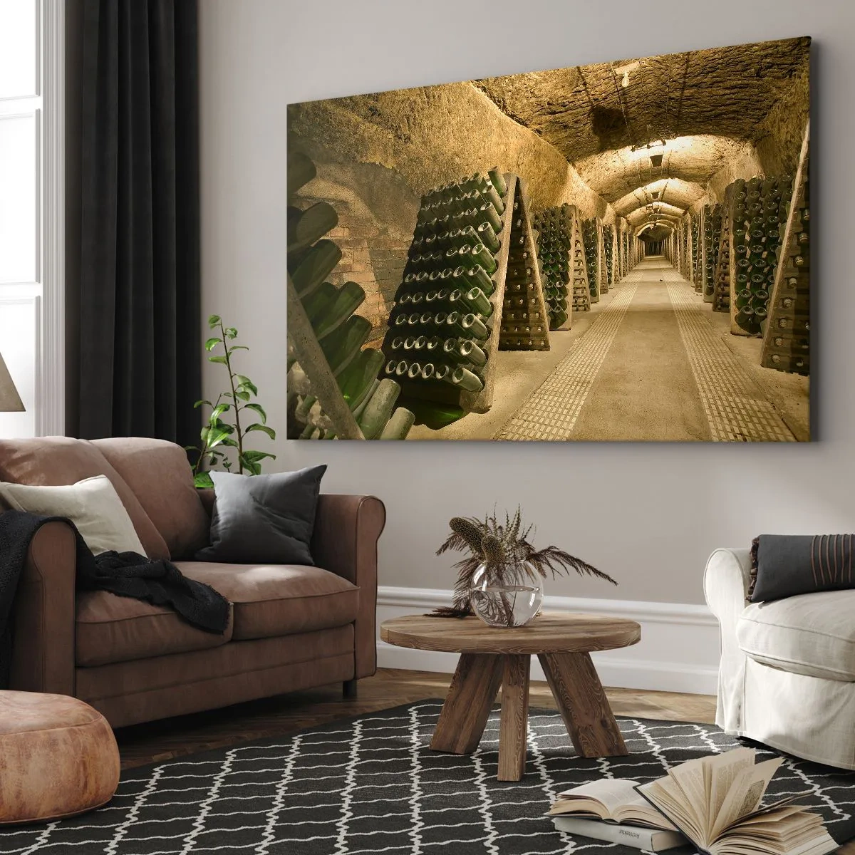 Schilderen op canvas - De geboorte van smaak - 120x80 cm