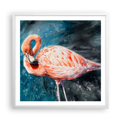 Poster in een witte lijst - Decoratief van aard - 60x60 cm