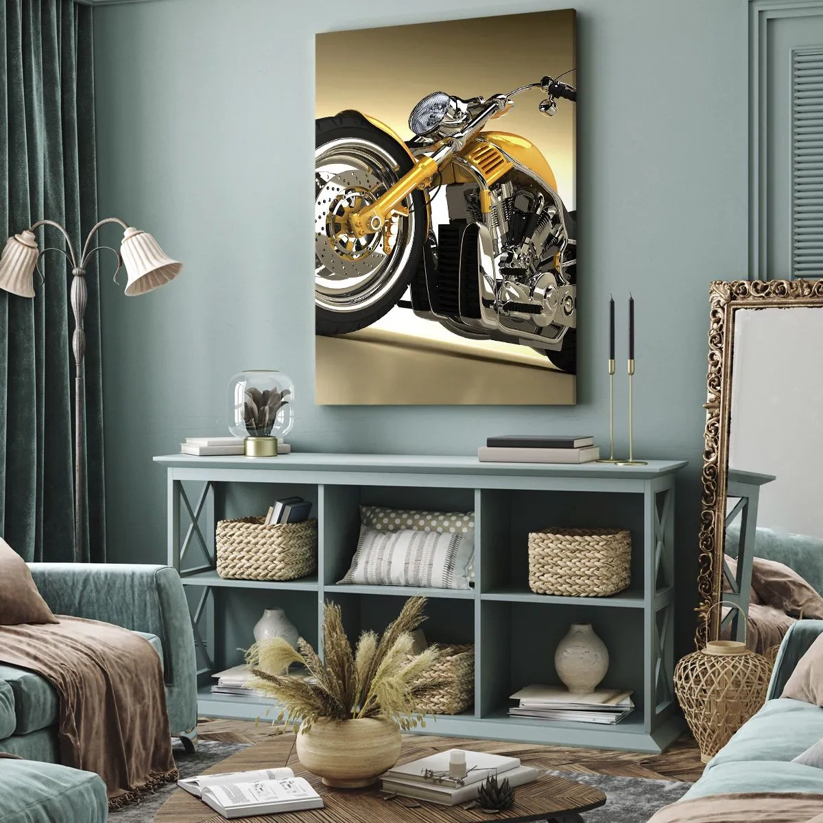Schilderen op canvas - Een droom van kracht en snelheid - 50x70 cm