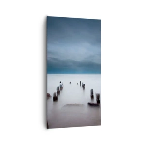 Schilderen op canvas - Peinzend meer - 65x120 cm