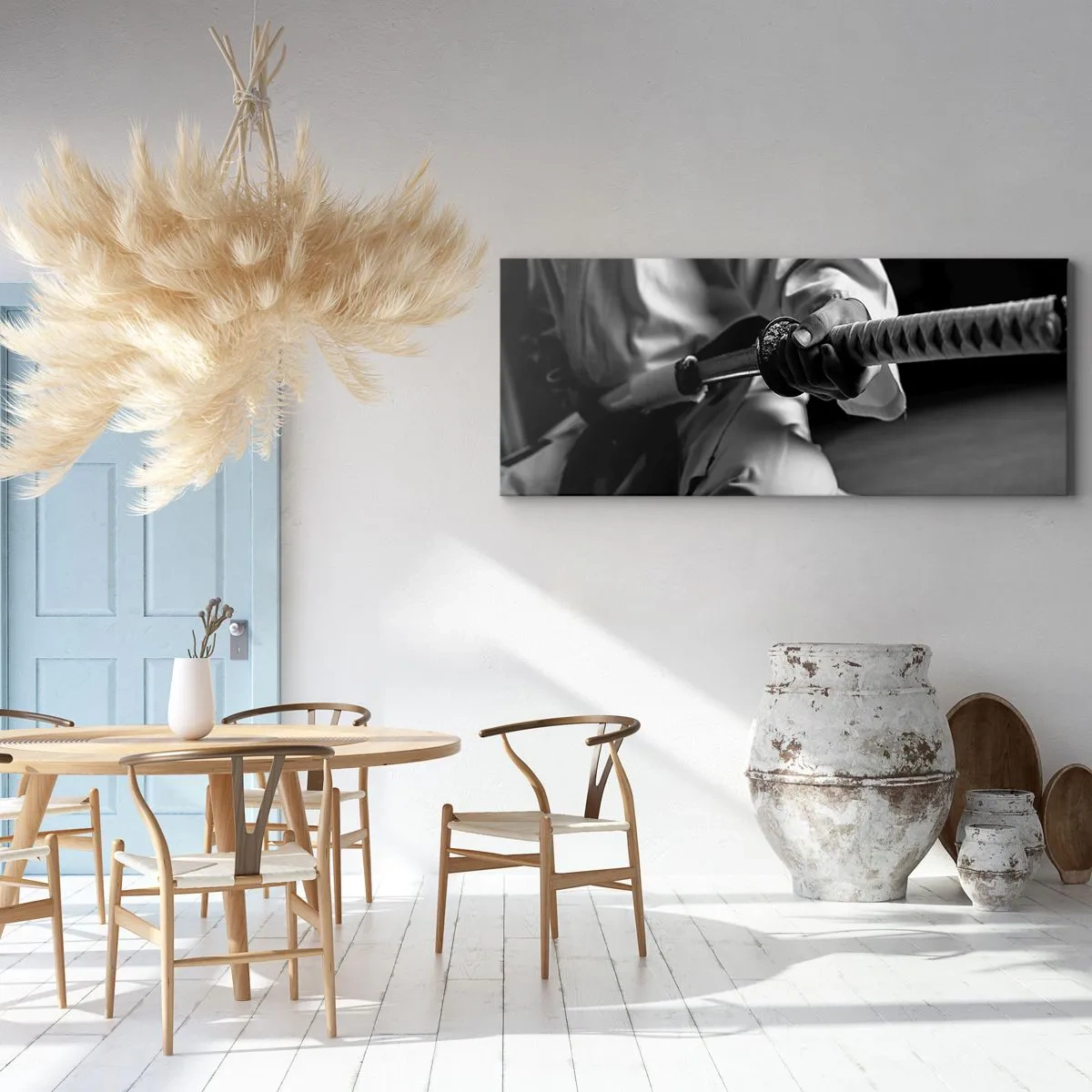 Schilderen op canvas - Ziel van een vechter - 120x50 cm