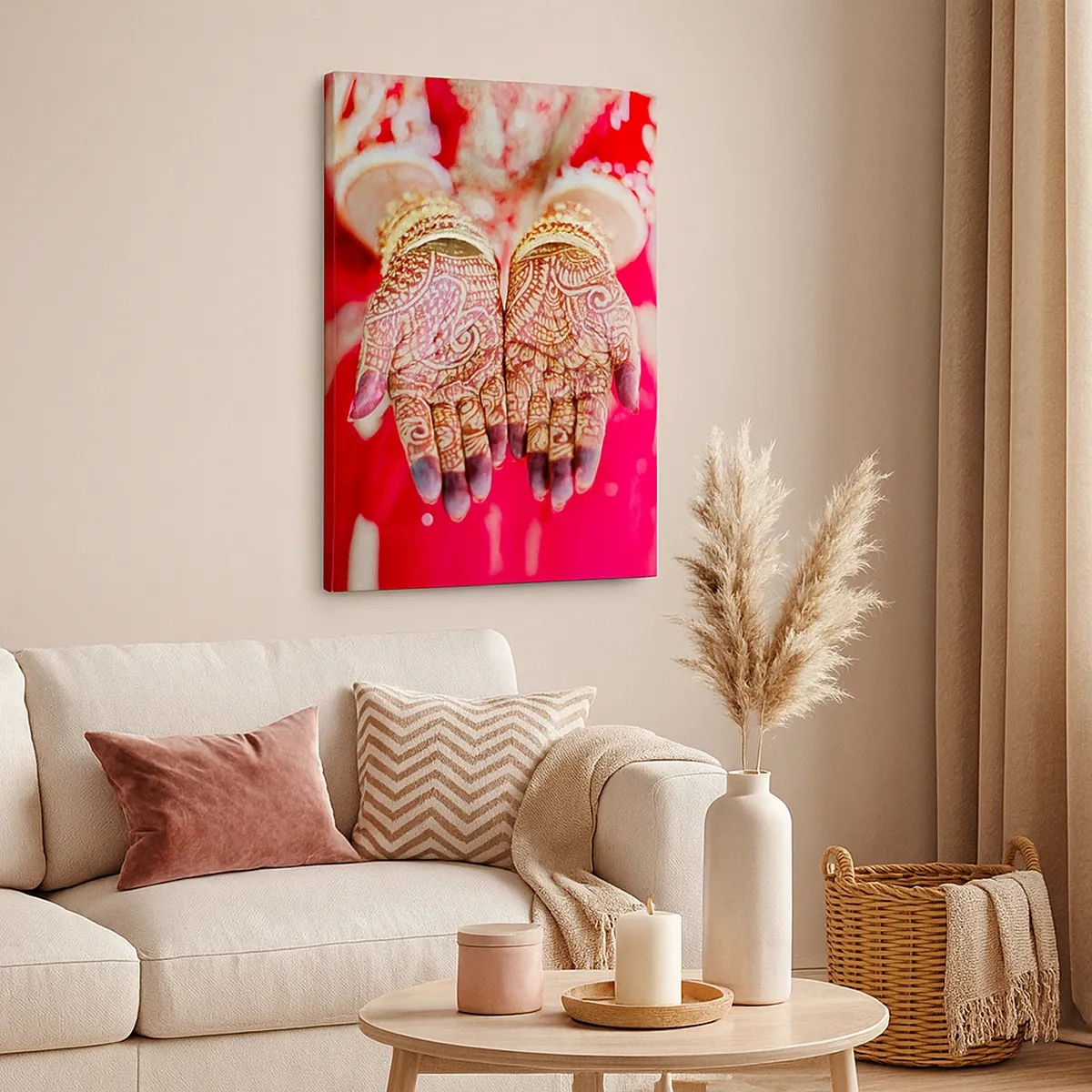 Schilderen op canvas - Klaar om je geluk te vangen? - 50x70 cm