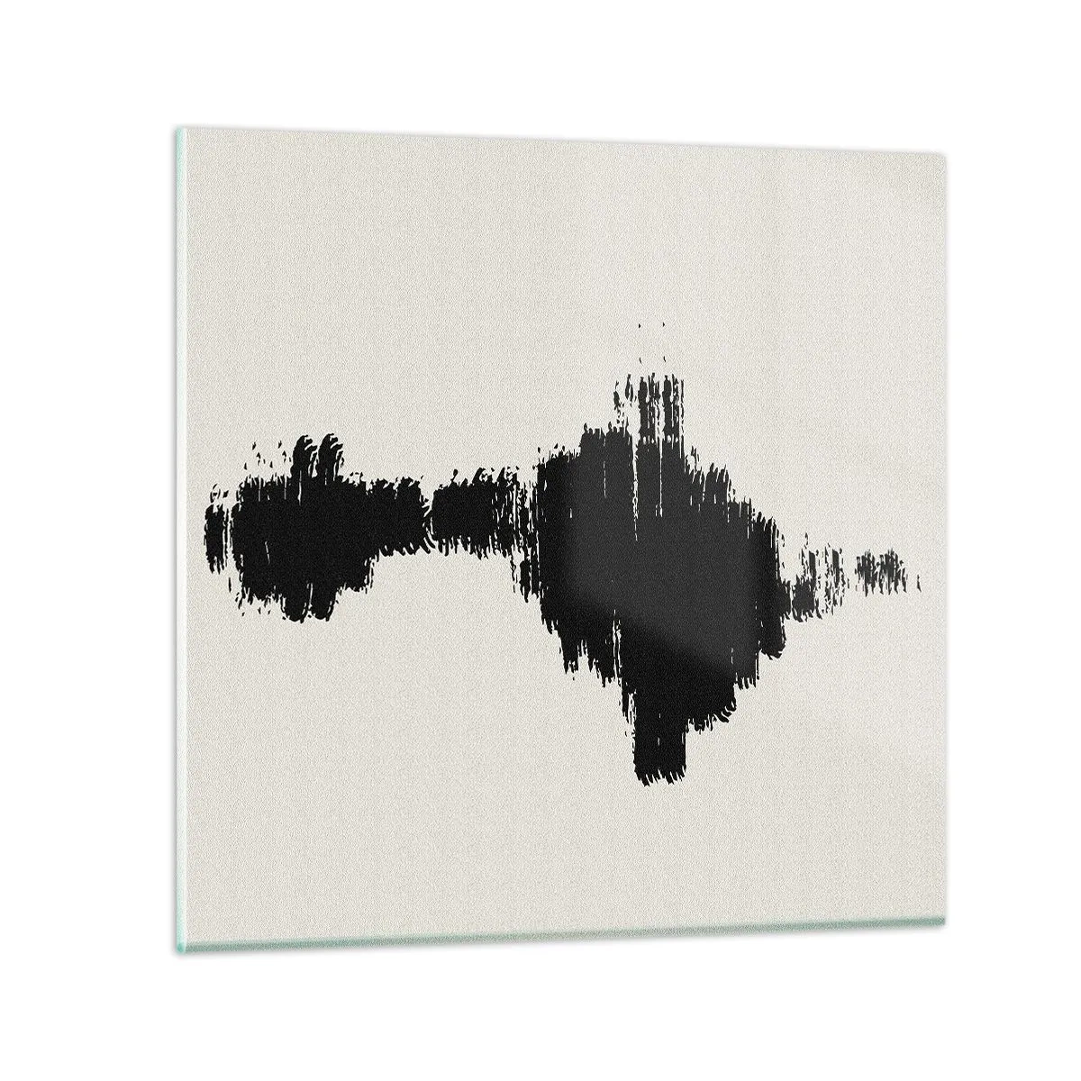 Schilderen op glas - Trillingen van verbeelding - 40x40 cm