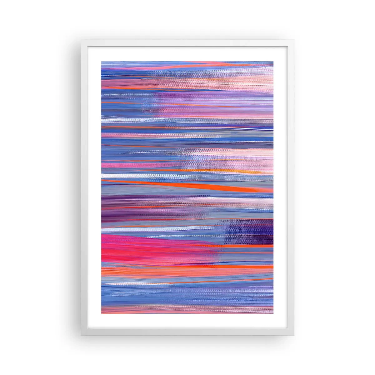 Poster in een witte lijst - Opgang naar de regenboog - 50x70 cm