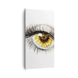 Schilderen op canvas - Een look zo warm als de zomer - 65x120 cm