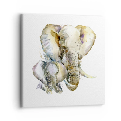 Schilderen op canvas - Er gaat niets boven mama - 30x30 cm