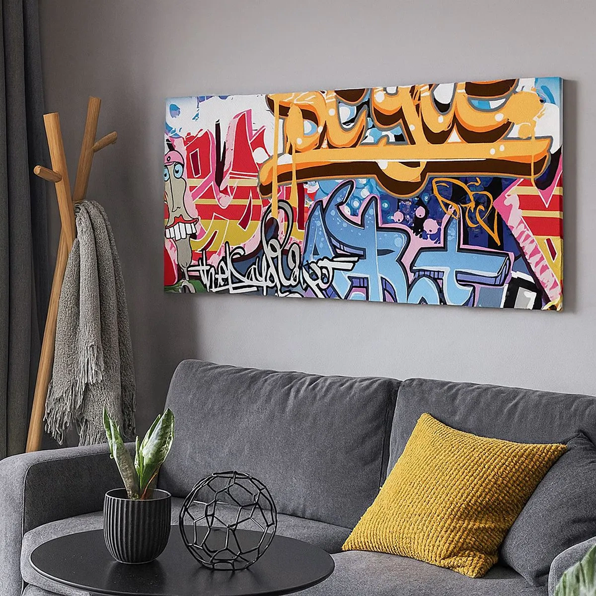 Schilderen op canvas - Muurschilderingen, muurschilderingen, muurschilderingen ... - 100x40 cm