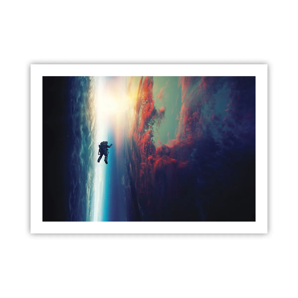 Poster - Ga het universum tegemoet - 70x50 cm