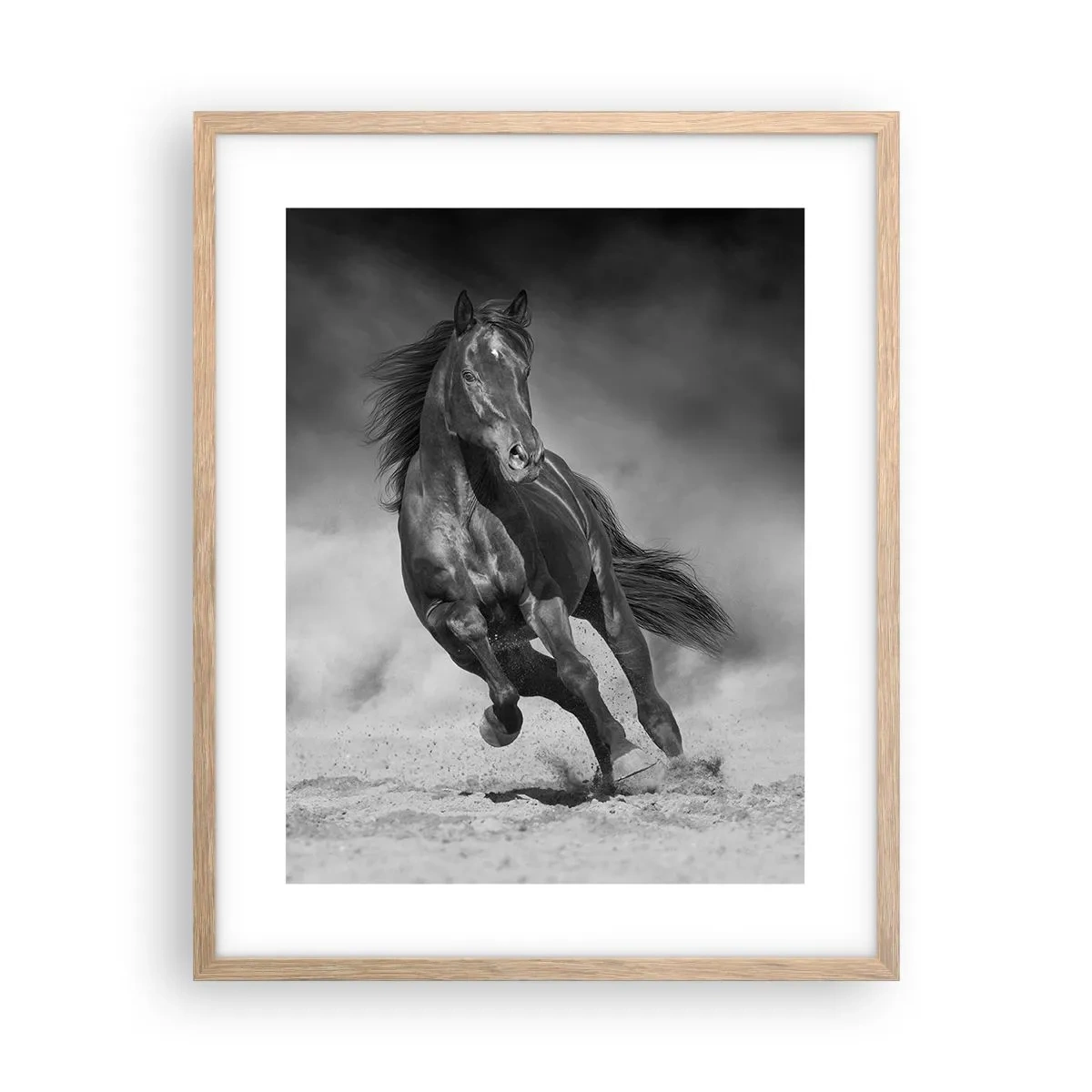 Een poster in een licht eiken lijst - De emir zelf waardig - 40x50 cm