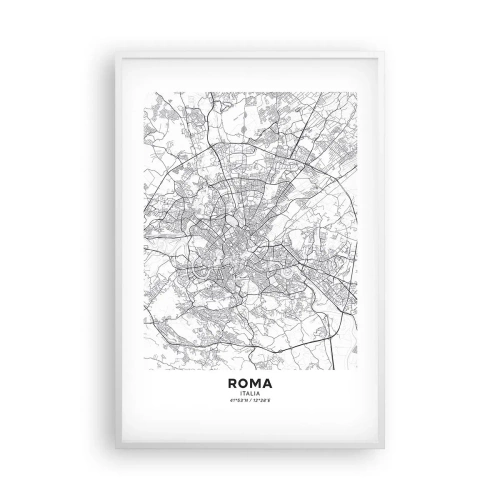 Poster in een witte lijst - Romeinse cirkel - 61x91 cm