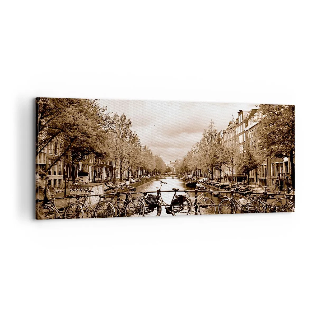 Schilderen op canvas - Hollandse sfeer - 100x40 cm