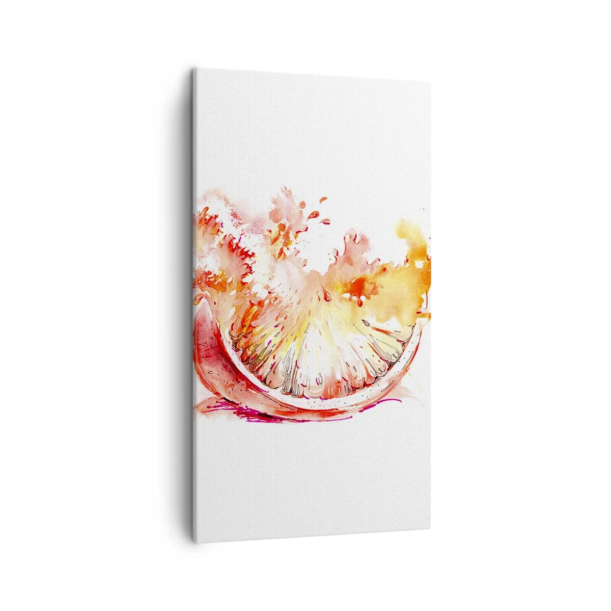 Schilderen op canvas - Sappige verfrissing - 45x80 cm