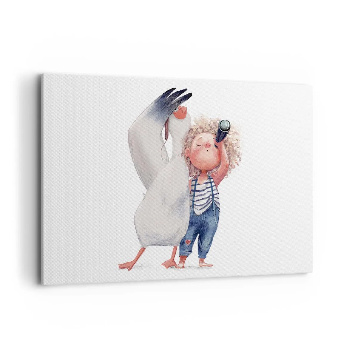 Schilderen op canvas - Een geweldige reisroute - 120x80 cm