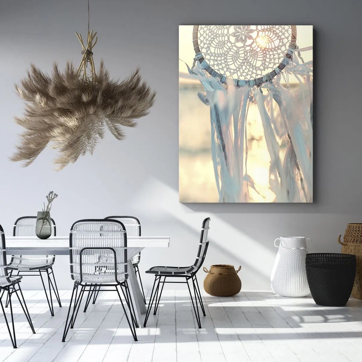 Schilderen op canvas - Kanten totem - 50x70 cm
