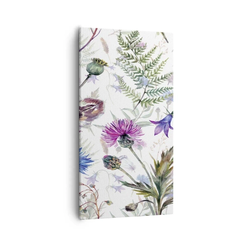 Schilderen op canvas - Pools herbarium - 55x100 cm