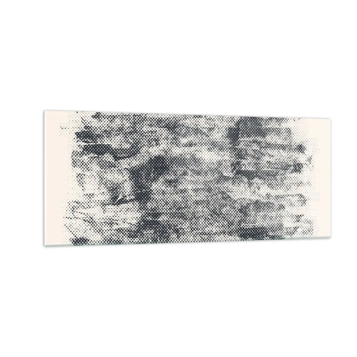 Schilderen op glas - Mistige compositie - 100x40 cm