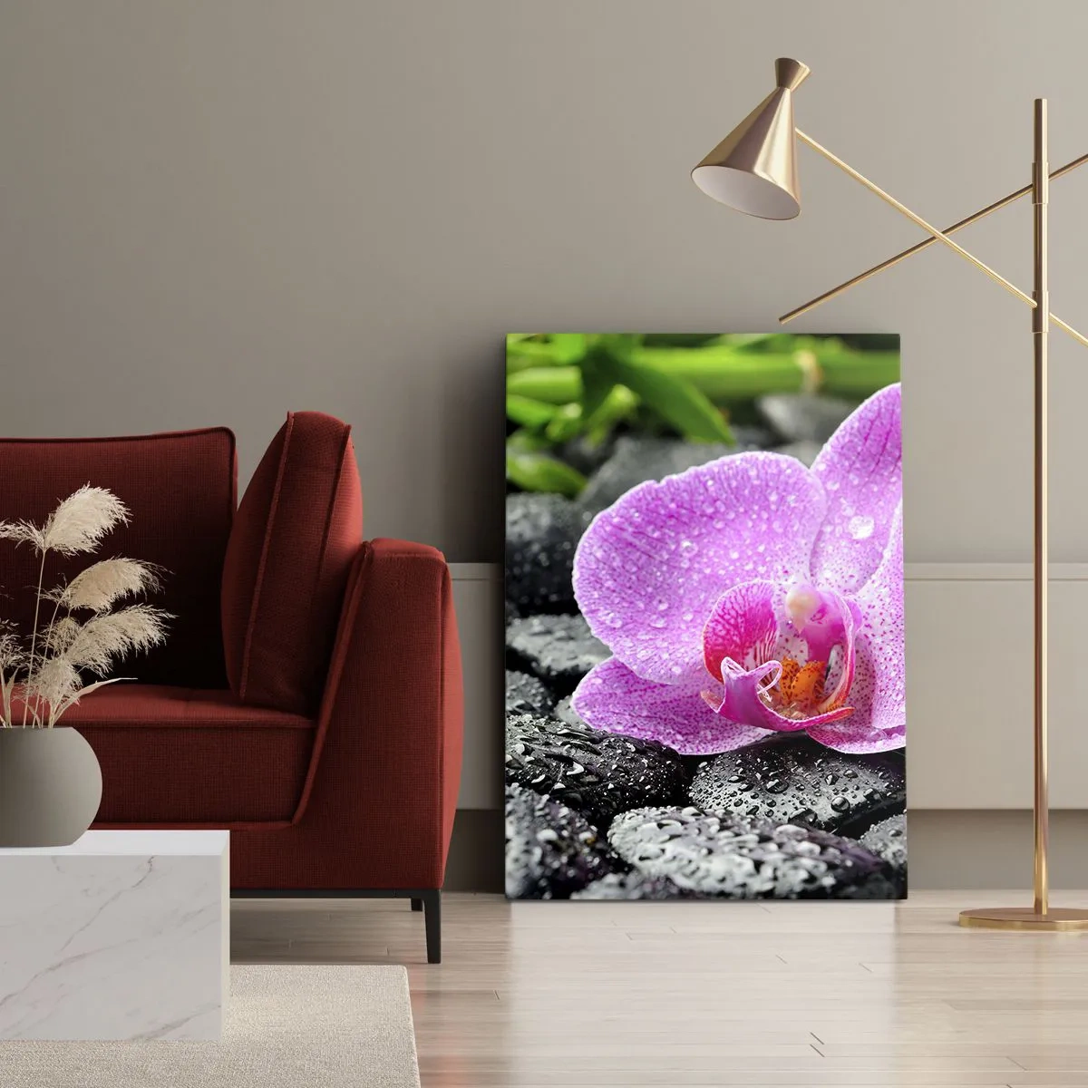 Schilderen op canvas - Als een open hart - 80x120 cm