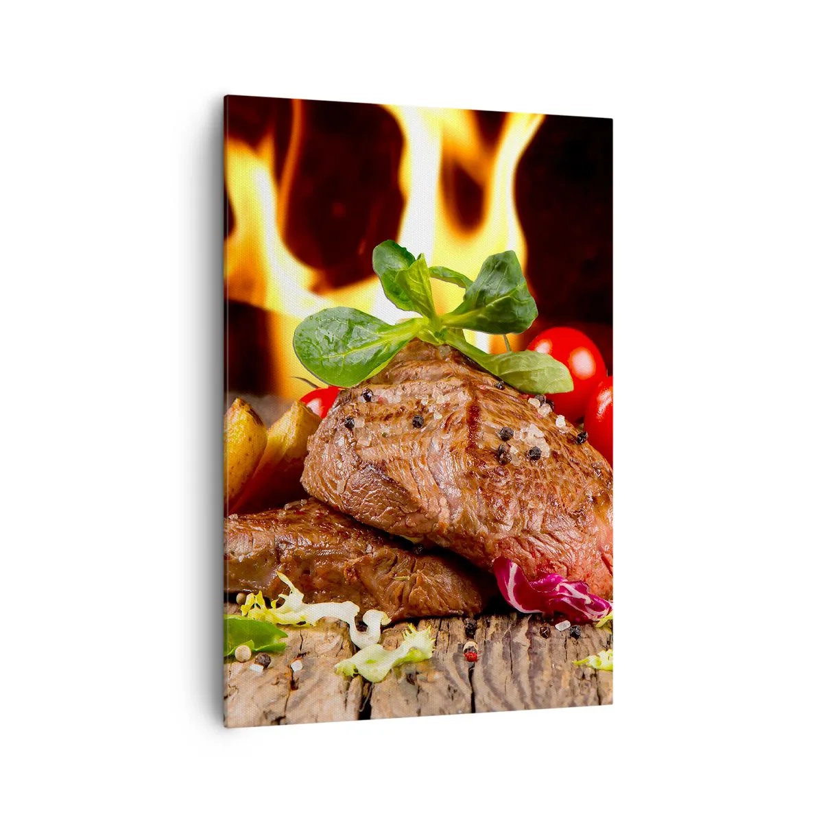 Schilderen op canvas - Opgewekt door hitte - 70x100 cm