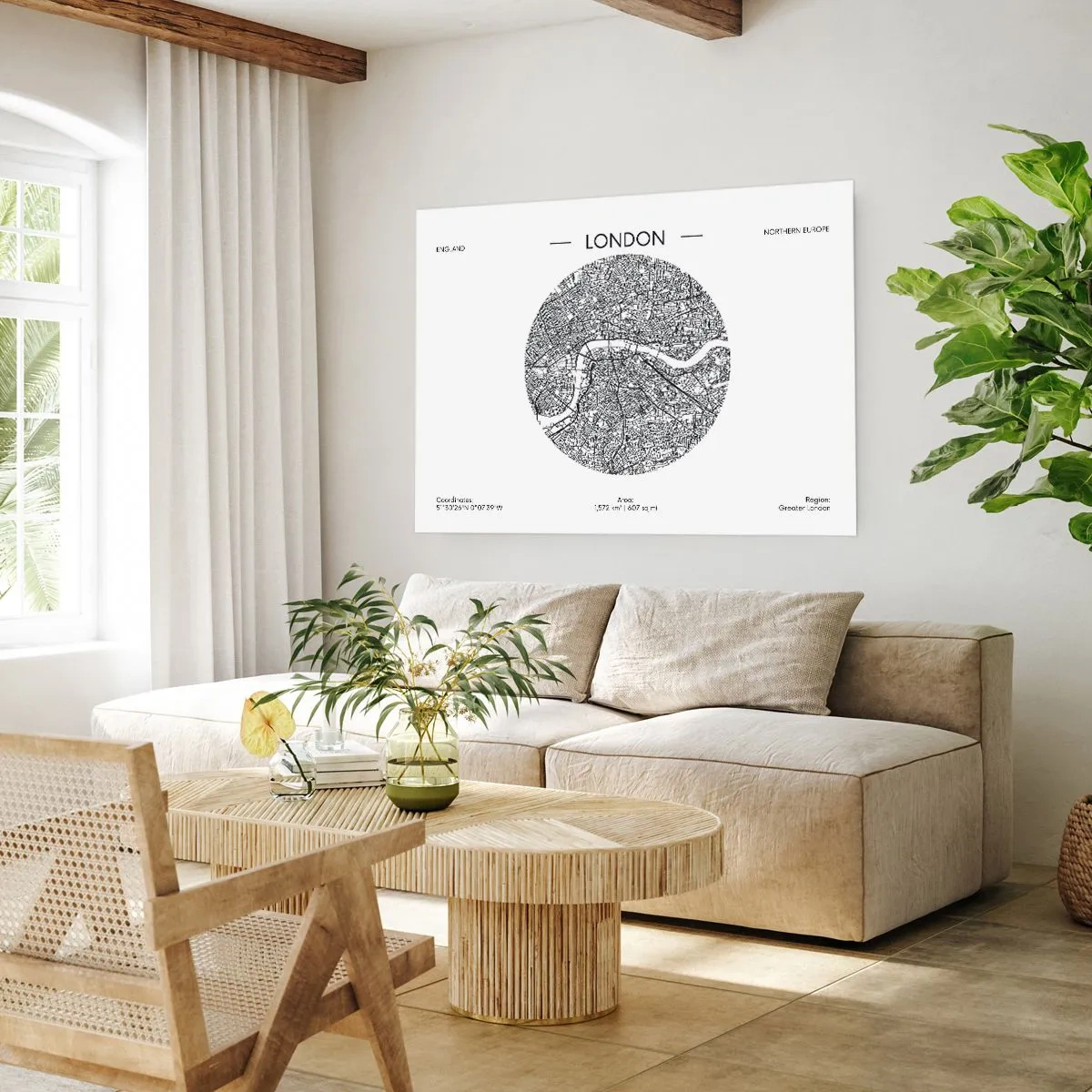 Poster - Anatomie van Londen  - 91x61 cm