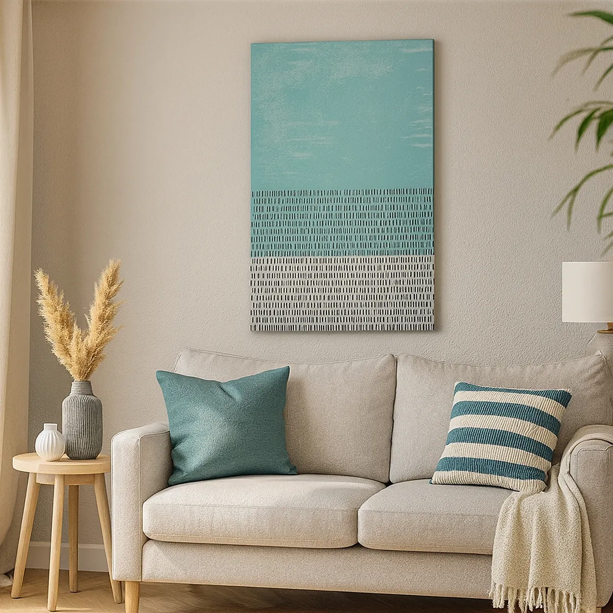 Schilderen op canvas - Een uitgebalanceerde compositie - 50x70 cm