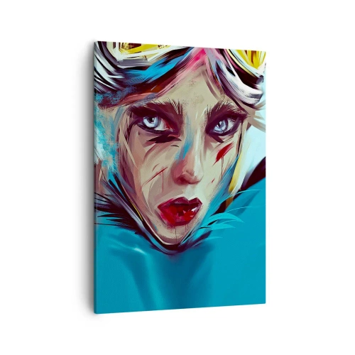 Schilderen op canvas - Straatvechter - 50x70 cm