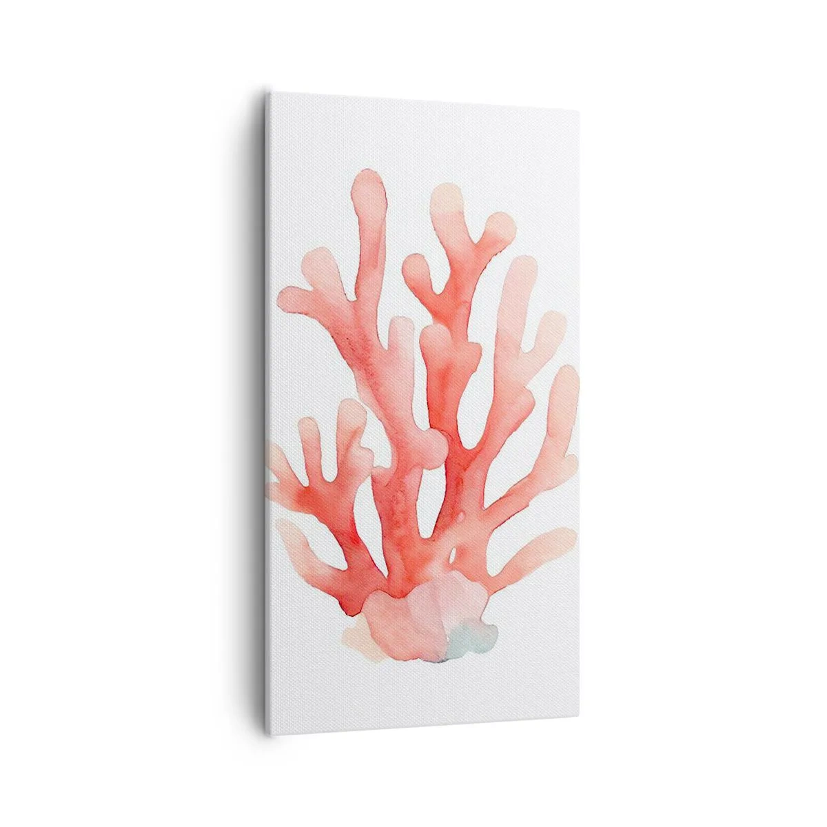 Schilderen op canvas - Koraalkleurig koraal - 55x100 cm