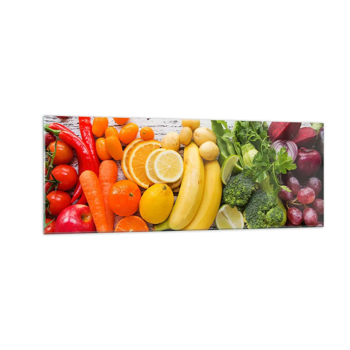 Schilderen op glas - Het is niet genoeg? - 140x50 cm