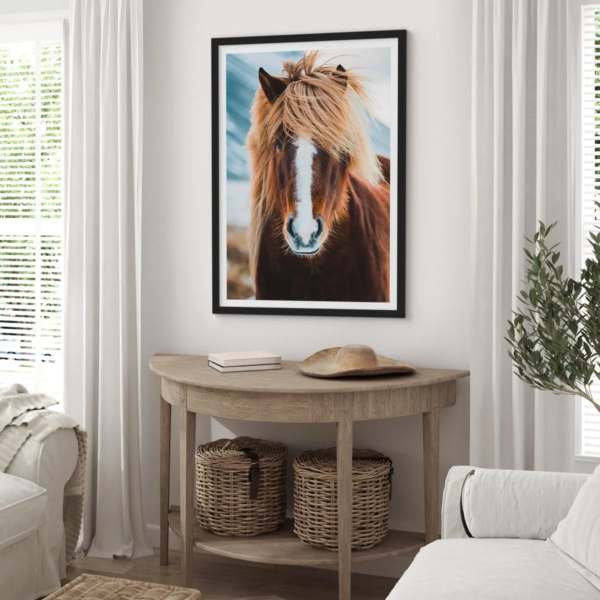 Poster in een zwarte lijst - Voel jij je vrij? - 61x91 cm