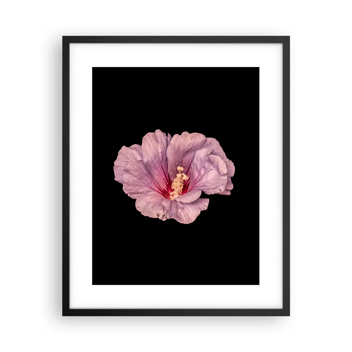 Poster in een zwarte lijst - Recht in het hart - 40x50 cm