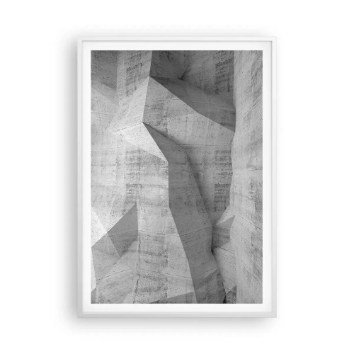 Poster in een witte lijst - Een echte uitdaging - 70x100 cm