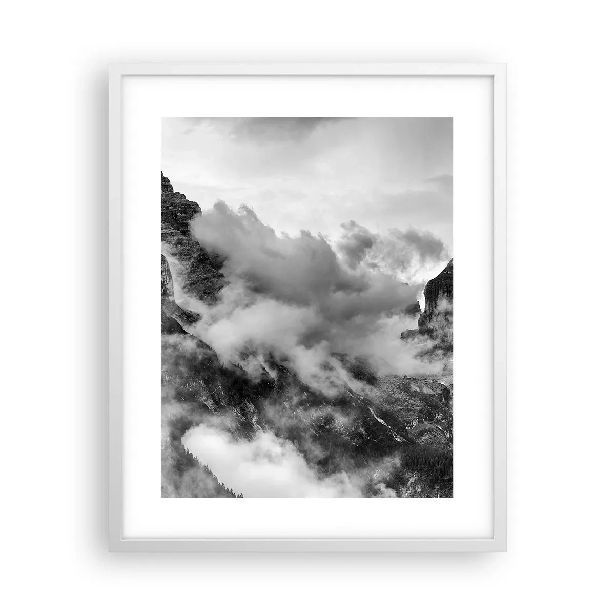 Poster in een witte lijst - Mooi en wreed - 40x50 cm