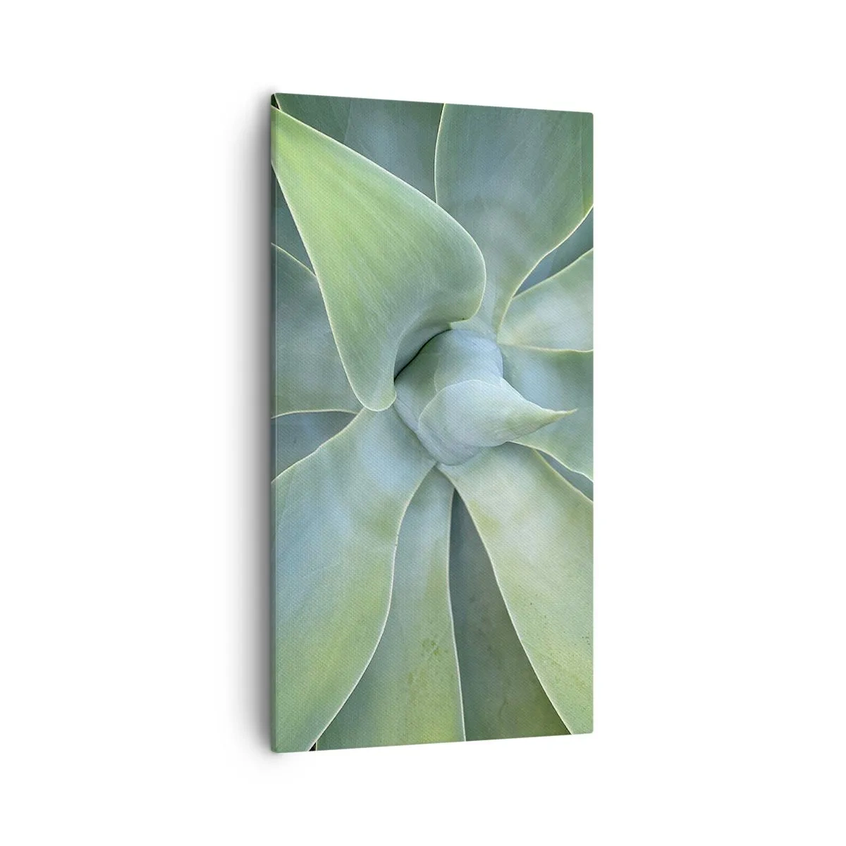 Schilderen op canvas - De geboorte van groen - 55x100 cm