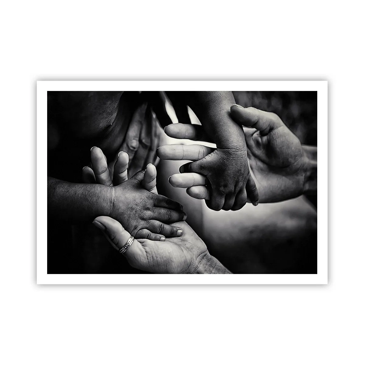 Poster - Om mens te zijn - 100x70 cm