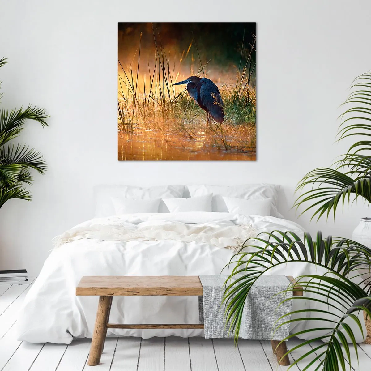 Schilderen op canvas - Kom op, geef me een pauze met deze foto's - 70x70 cm