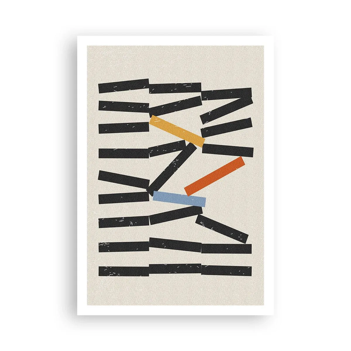 Poster - Domino – compositie - 70x100 cm