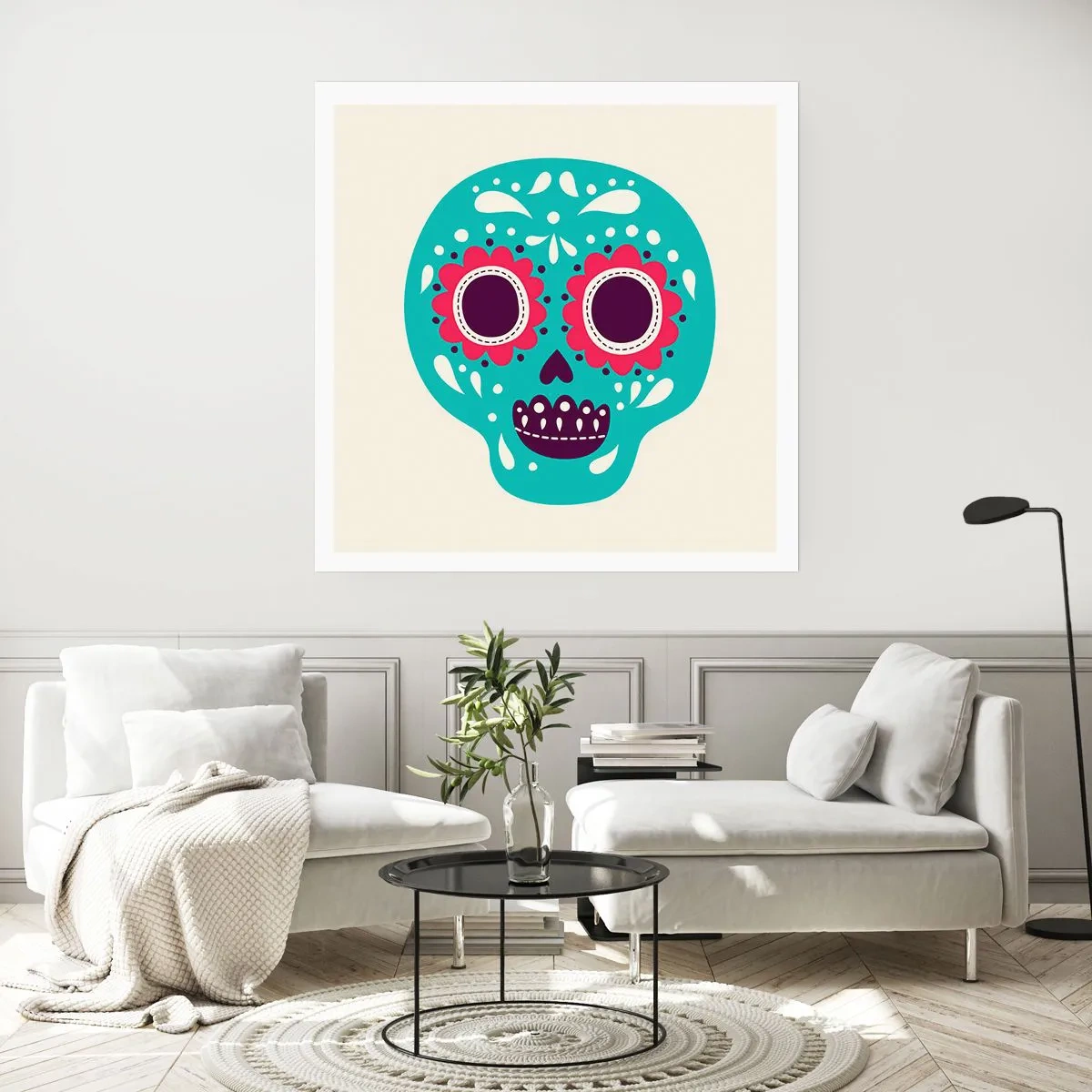 Poster - Leven – plezier tot de dood - 30x30 cm