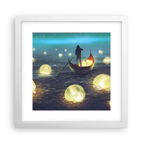 Poster in een witte lijst - Dingen waar filosofen nooit van hebben gedroomd - 30x30 cm