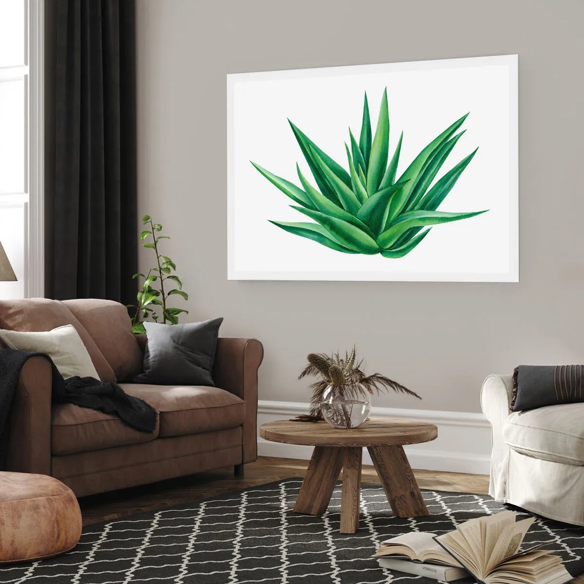 Poster - Groen – kracht – leven - 100x70 cm